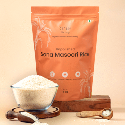 Sona Masoori Rice | 1 Kg | 12 months old